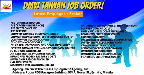 everbest overseas employment agency